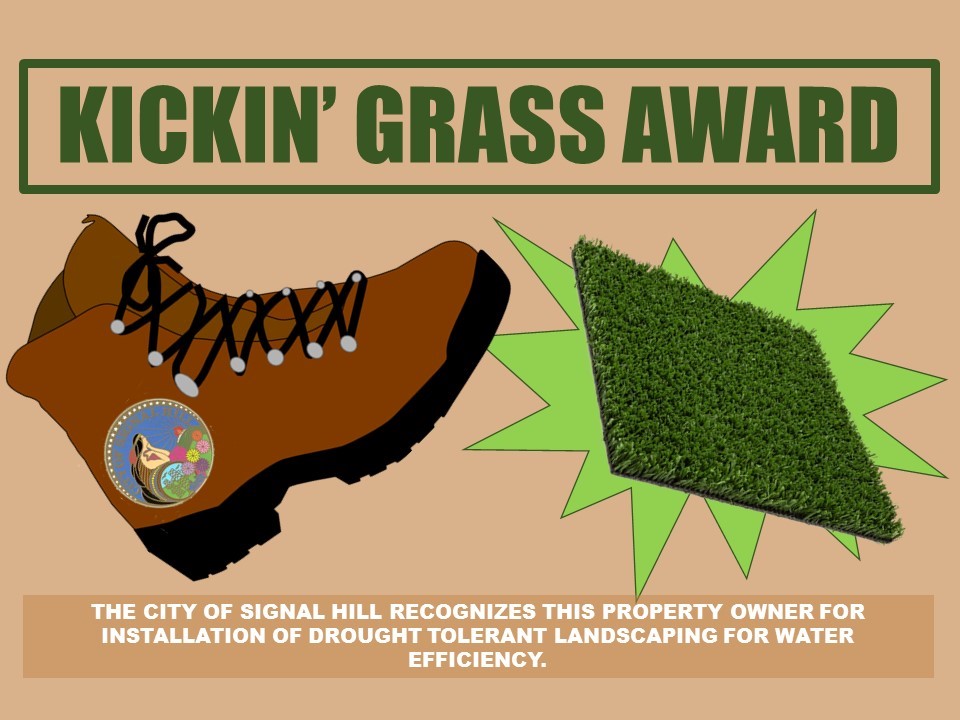 KICKIN GRASS AWARD