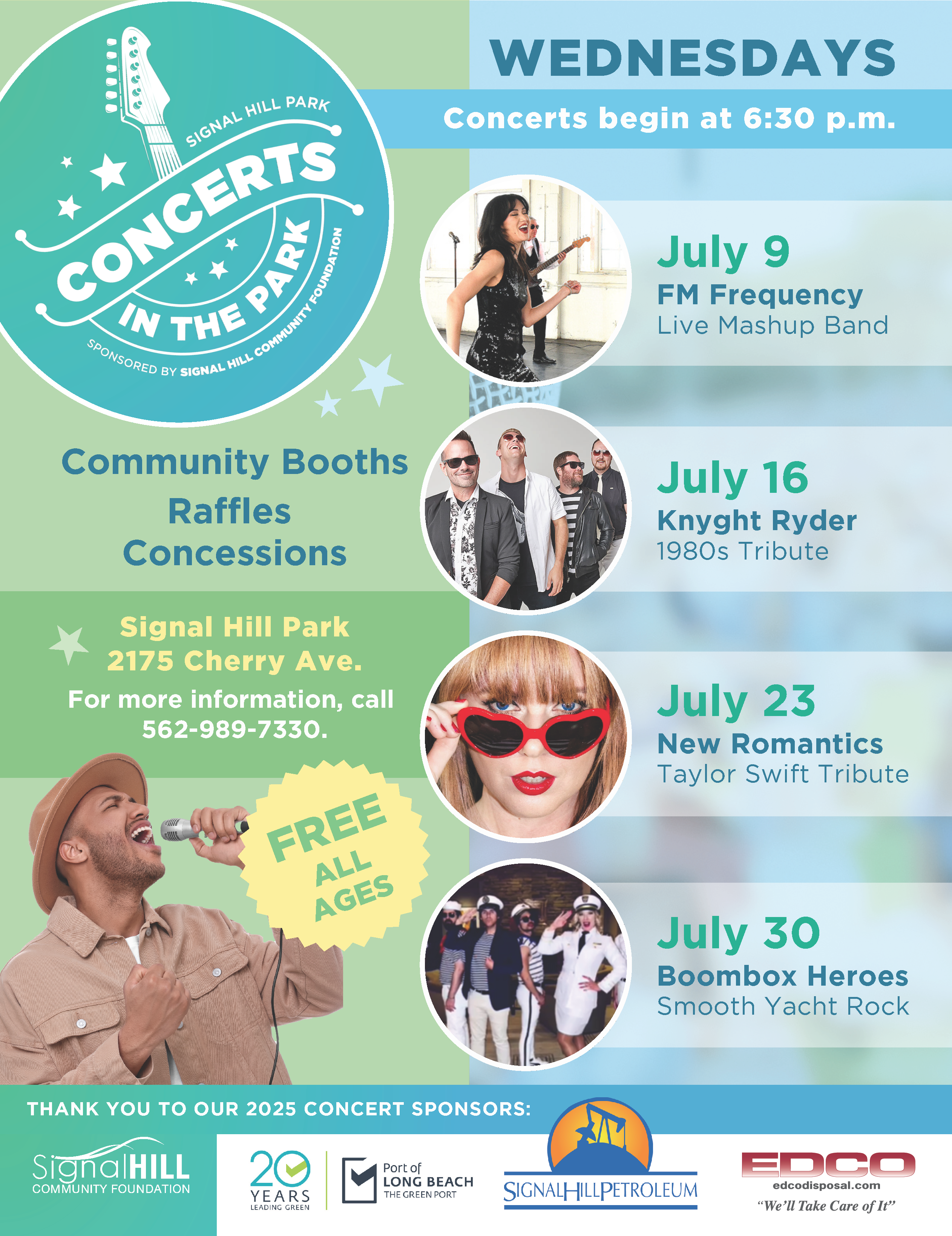 Summer Concerts Flyer 2025