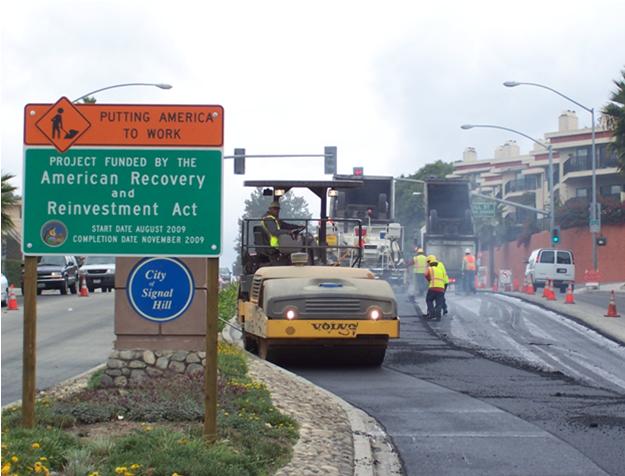 Road construction zone
